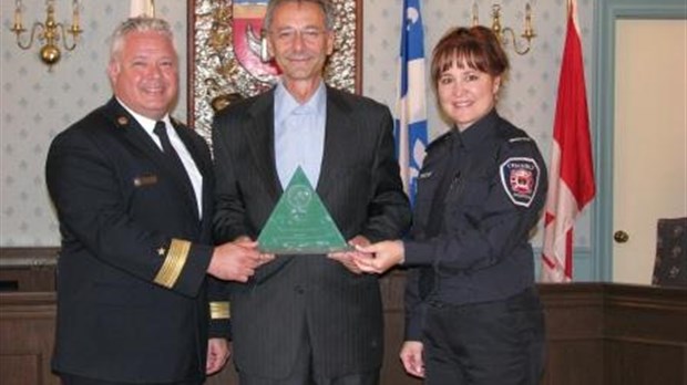 Le Service d'incendie de la Ville de Chambly récompensé